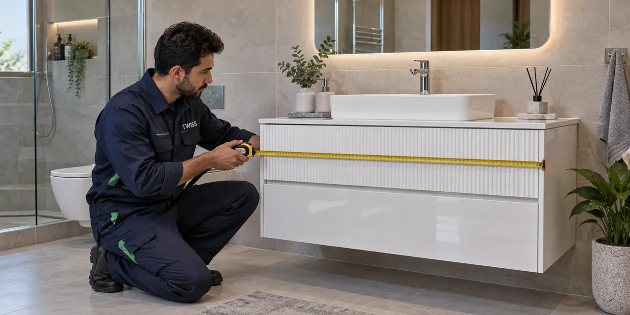 ابعاد کابینت روشویی؛ راهنمای انتخاب اندازه مناسب قبل از خرید