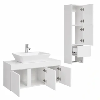 فضای داخلی کابینت روشویی توییس مدل TWS 1017