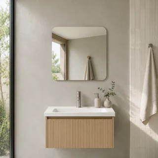 آینه فریم لس مربع ۵۰×۵۰ توییس مدل FLR 5050